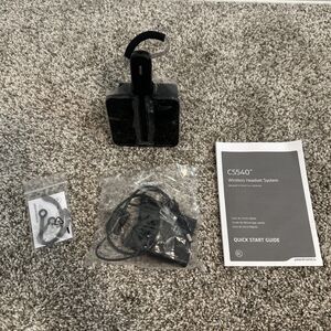 Plantronics CS540 / HL10 Wireless Telephone Headset System Open Box